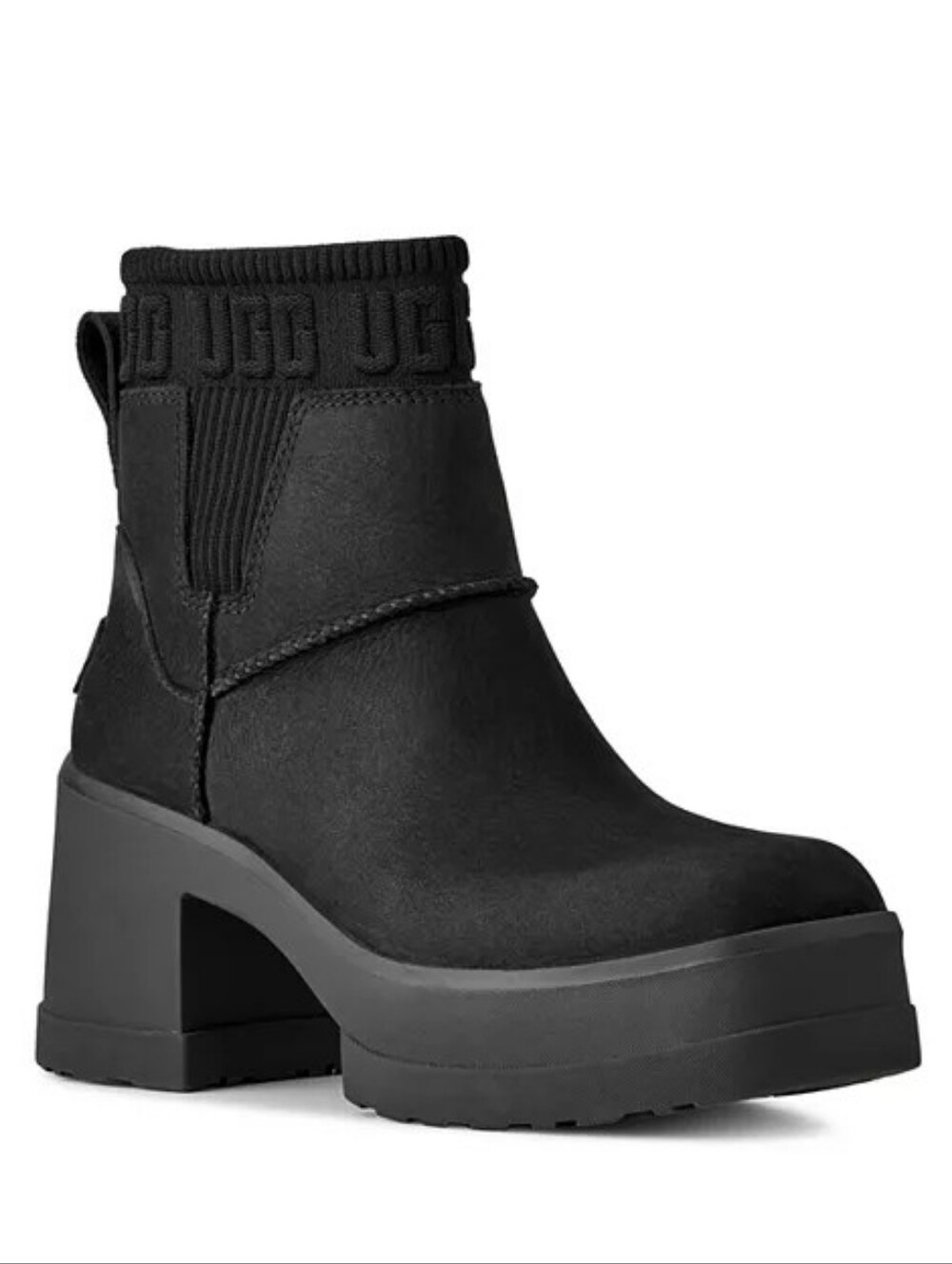 UGG Women's Black Moxy Chelsea Boot Sz 9 NWB